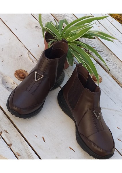 Kuum K1431231 Kadın Deri Ultra Hafif Anatomik Comfort Taban Günlük Bot