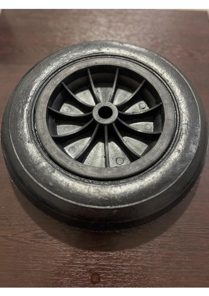 El Arabası Kauçuk Yük Taşıma Tekeri Burçlu Dubleks Dolgu Teker 335X70 mm Plastik Gövdeli fırsatları