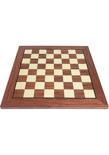 El Yapımı Ahşap Satranç Tablası Gül 50X50CM