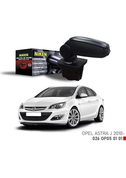 Araca Özel Kol Dayama Siyah Opel Astra J 10