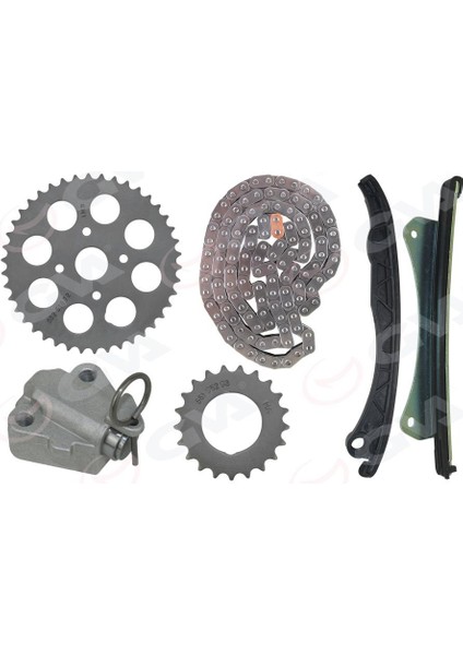 Eksantrik Zincir Seti Astra H-Corsa C-D-Combo-C-D-Astra J-MERIVA-ALBEA-DOBLO-EGEA-PUNTO-500- 1.3 Jtd -1.3 Cdtı E4-E5-E6 Gergi Kiti