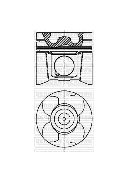 Motor Piston Segman Master Iı-Movano 2.5 Dcı G9U Std