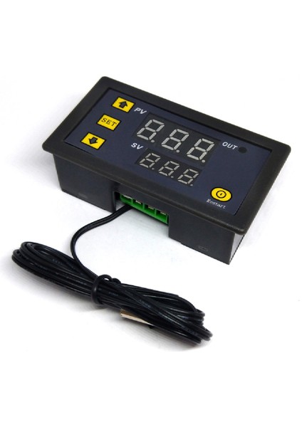 Dijital Sıcaklık Kontrol Termostatı Çift Ekranlı 12V modelleri