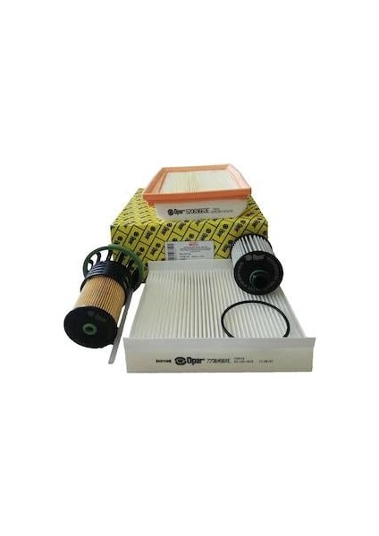 Fıltre Setı Egea 07-16 1.3d And Doblo 15- 1.3d 6000626025E 77366607E 52069663E 77364561E