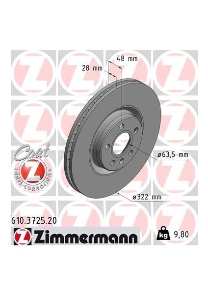 Ön Fren Aynası Volvo S60 Iıı 19 S90 Iı 19 V60 18 V90 Iı 16 XC40 18 XC60 Iı 19 17 Jant Teklı 322 Cap