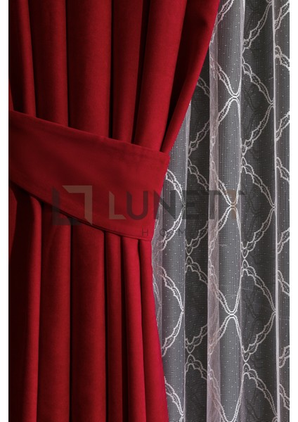 Kullanıma Bordo Rengi Sık Pile 1x3 Dikim Fon Perde Tek Kanat 9206 fiyatları