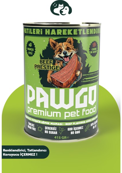 Beef Prestige | Sığır Etli | 400g | Parça Etli | Köpek Yaş Mama