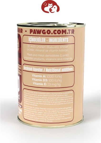 Pupy Regal | Kuzulu | 400g X 24 | Yavru-mini Irk | Parça Etli | Köpek Yaş Mama fırsatları