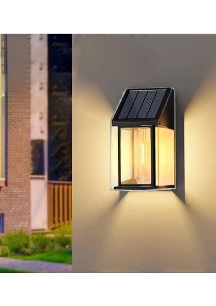 Sl-08 2025 Model Suya Dayanıklı Karanlık Sensörlü Güneş Enerjili Solar LED Dış Mekan Bahçe Lambası
