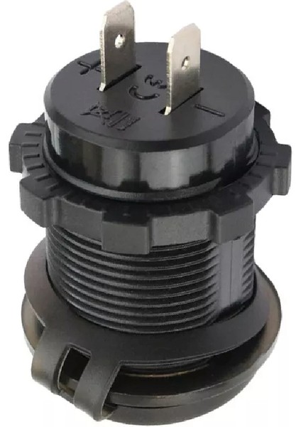 Voltmetreli USB Portu 4.2A 12V 24V Kırmızı LED Işıklı indirimleri