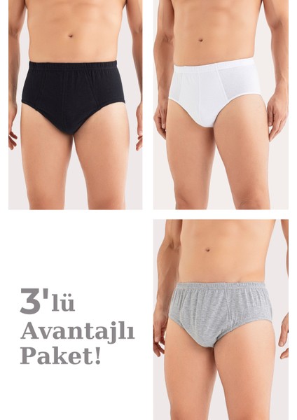 Erkek Tanga Slip Renkli 3lü Set