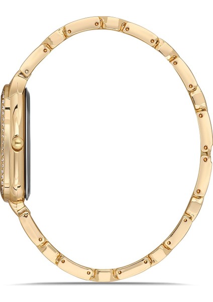 Yılan Desen Lüx Taşlı Kadın Kol Saati Gold Renk PL-1520B1X modelleri
