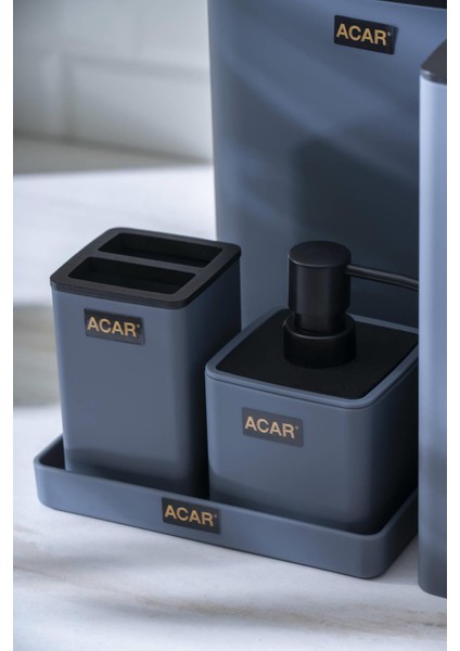 Astoria Akrilik 5 Parça Banyo Seti - Gri modelleri