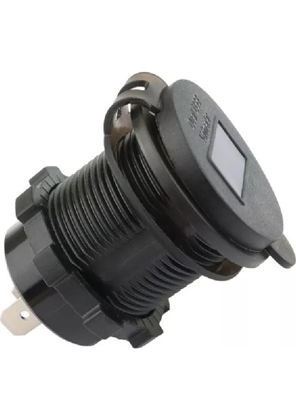 Voltmetreli USB Portu 4.2A 12V 24V Yeşil LED Işıklı