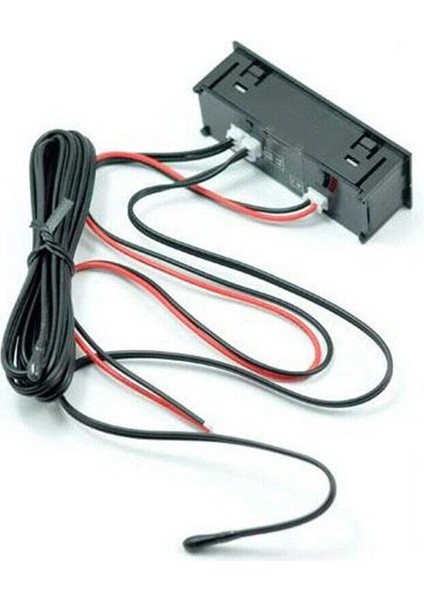 Dijital Termometre Voltmetre ve Saat Komponent LED 22mm