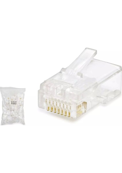 Cat 5 RJ45 Konnektör 100 Lü Paket