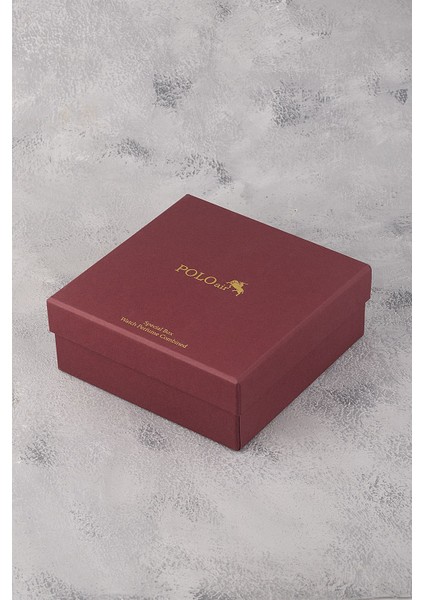 Kadın Kol Saati ve 55 ml Parfüm Seti Bordo Hediyelik Kutsunda Kombin Gold Yeşil Renk ST-2138S3