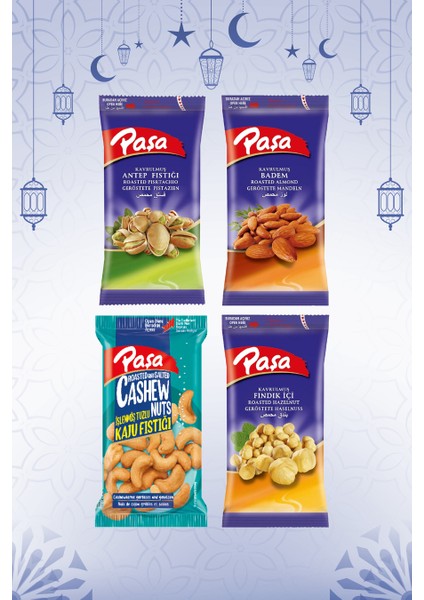Karışık Kuruyemiş 40 gr x 4 Adet (1. Kalite)