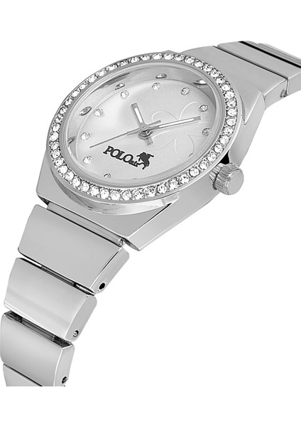 Lüx Taşlı Kadın Kol Saati ve Parfüm Seti Bordo Hediyelik Kutsunda Kombin Gümüş Renk ST-2139S2 indirimleri