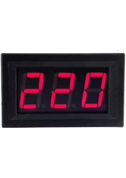 Dijital Mini Votmetre Ac 70 -500V 0.56" LED Ekran