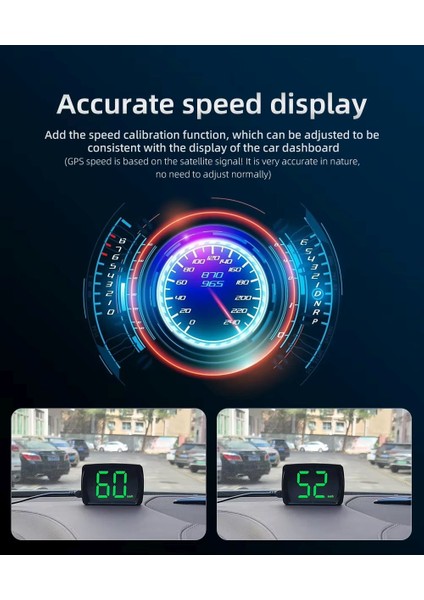 Gps Hız Ölçer Araç Motorsiklet Hız Göstergesi Dijital USB Beslemeli Otomotik Aç Kapa