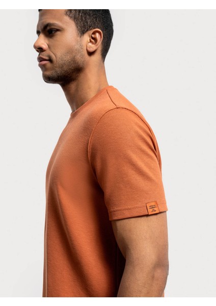 Regular Fit Kiremit Erkek T-Shirt LF2034875 indirimleri