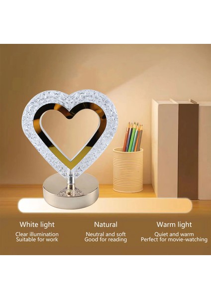 Kalpli LED Işıklı 3 Fasılalı Şarjlı Resim Çerçevesi modelleri