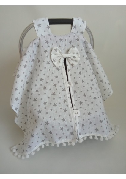 Pamuk Muslin Puset Örtüsü