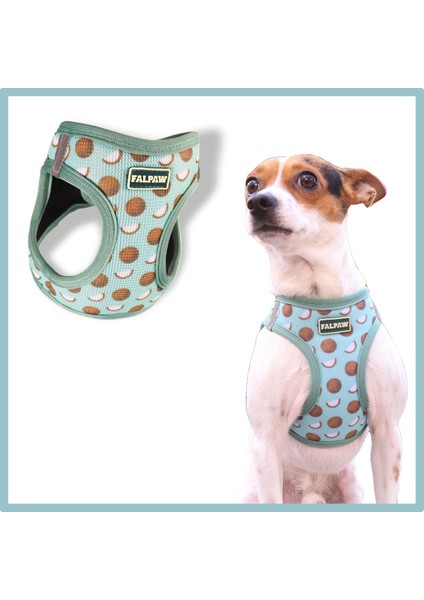Köpek Göğüs Tasması Coconut Desenli