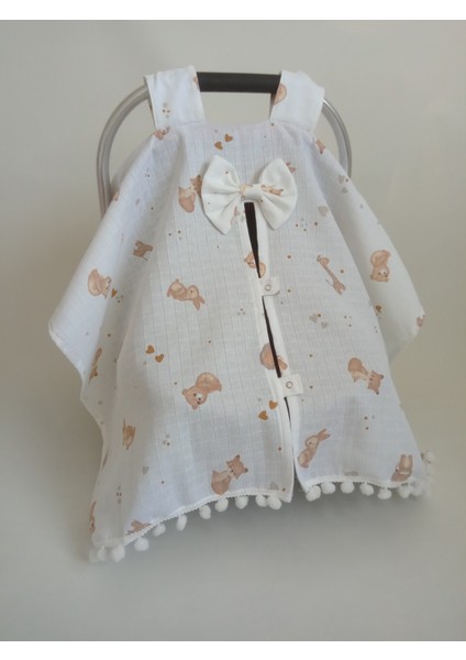 % 100 Pamuk Muslin Puset Örtüsü