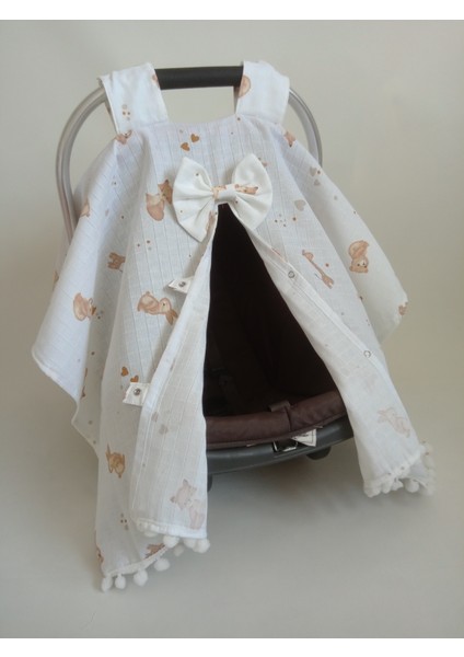 % 100 Pamuk Muslin Puset Örtüsü