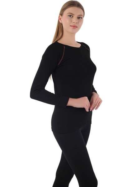 Kadın Siyah Uzun Kollu Termal Alt Üst Içlik Takımı fiyatları
