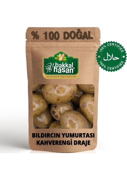 Bıldırcın Yumurtası Kahverengi Draje 100 gr