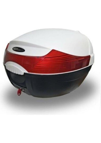 Motosiklet Arka Çanta Topcase Kızaklı Ful Aparatlı Wogen MF33 33LT Beyaz Renk Çanta fiyatları