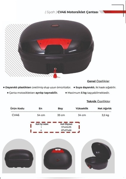 46 Lt Siyah Motosiklet Arka Çanta Sırtlıksız indirimleri