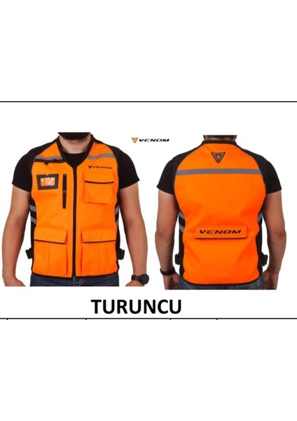 Reflektif Yelek Turuncu