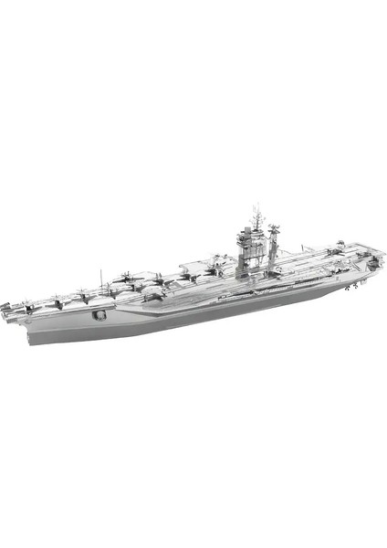Uss Theodore Roosevelt Uçak Gemisi 3D Metal Maket Bulmaca Puzzle Modeli Kitleri Dıy 14+ Yaş 120 Parça