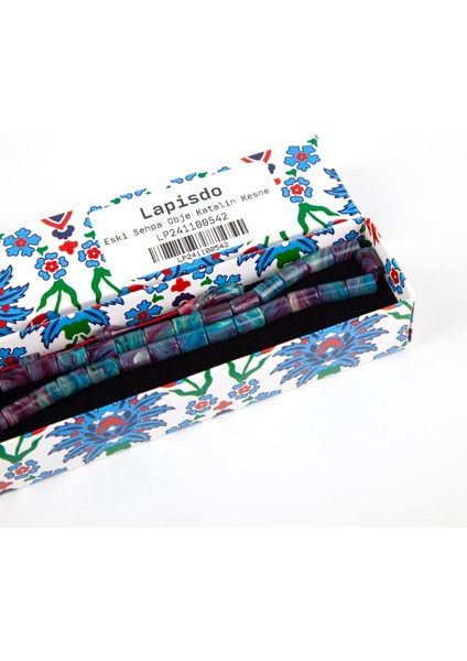 Kadim Katalin -Eski Sehpa Obje Kesme Kesim 5.5x8.5mm Tesbih -Ibrahim Yeşilnacar Usta Işi indirimleri