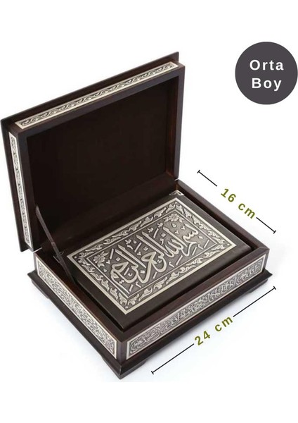 Gümüş Sandıklı Kur'an (Orta Boy)