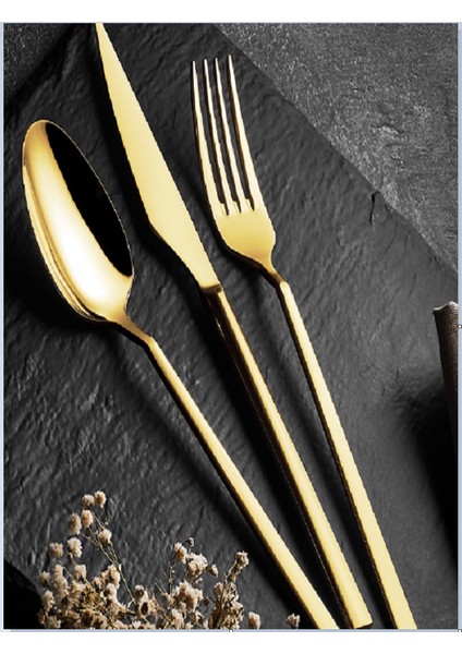 Gold Style 36 Parça Çatal Kaşık Bıçak Takımı