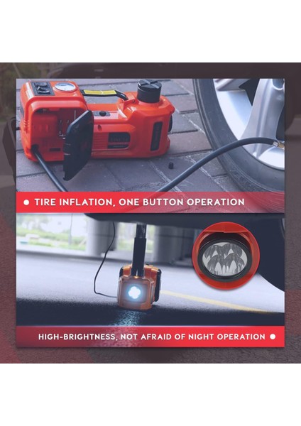 Elektrikli Araba Krikosu, 5 Ton, 12 V, Hidrolik Kriko Seti, Elektrikli Anahtarlı (135 – 530 Mm), Araba Kaldırma Krikosu, Araba Suv Sedan, Mpv, Kamyon, Pikap, Lastik Değiştirme fiyatları