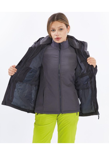 3in1 Kadın Mont-Siyah fırsatları