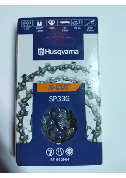 Motorlu Testere Zincir 3/25 32 Diş Yarım Köşeli