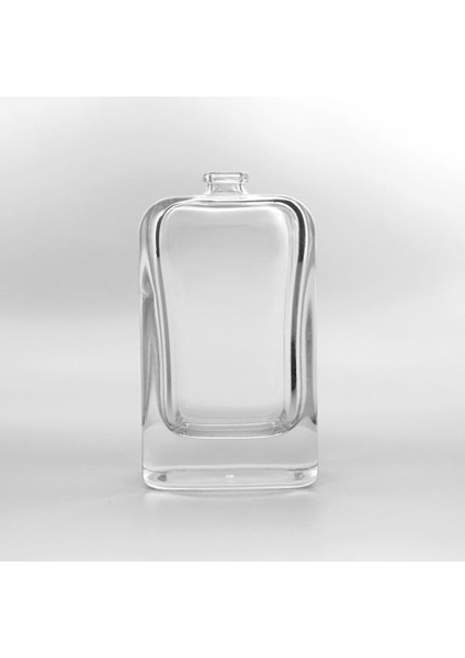 20 Adet Boş Cam Parfüm Şişe, 100 Ml, Klass Kare Model, Şeffaf, Geçmeli