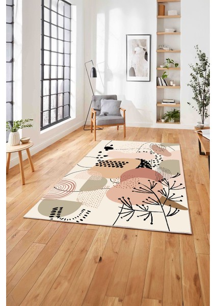 Dijital Baskılı Modern Yıkanabilir Kaymaz Yolluk Mutfak Salon Koridor Halısı, Modern-154-Renkli, modelleri