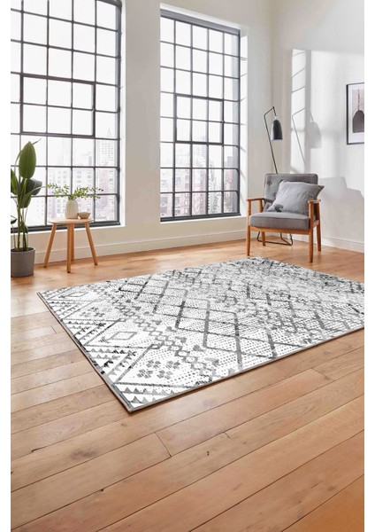 Baskılı Modern Iskandinav Desenli Yıkanabilir Kaymaz Yolluk Mutfak Salon Halısı, Modern-175-Gri, fırsatları