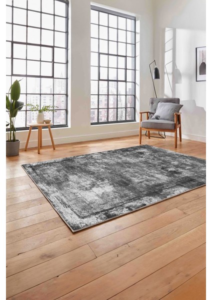Dijital Baskılı Modern Sade Desen Yıkanabilir Kaymaz Yolluk Mutfak Salon Halısı, MODERN-215-GRİ, fırsatları