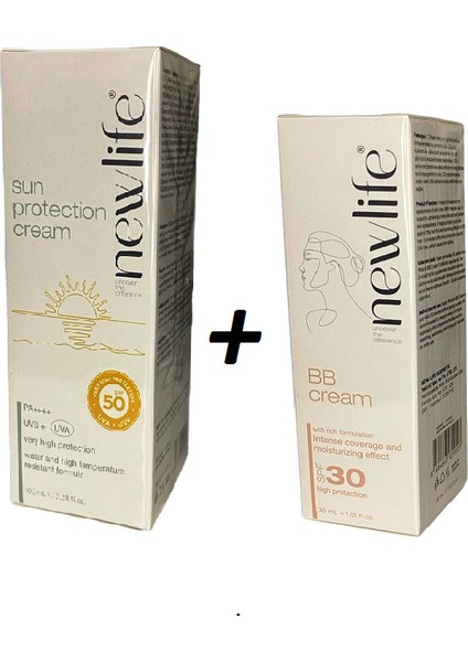 Güneş Kremi (100ml) + New Life Bb Miracle Krem (30ml) - 2 Ürün