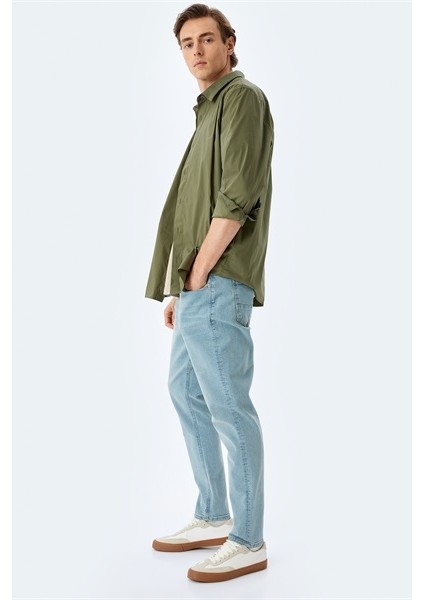 Mıcheal Skinny Açık Indigo Erkek Jean Pantolon 5SAM40047ID modelleri