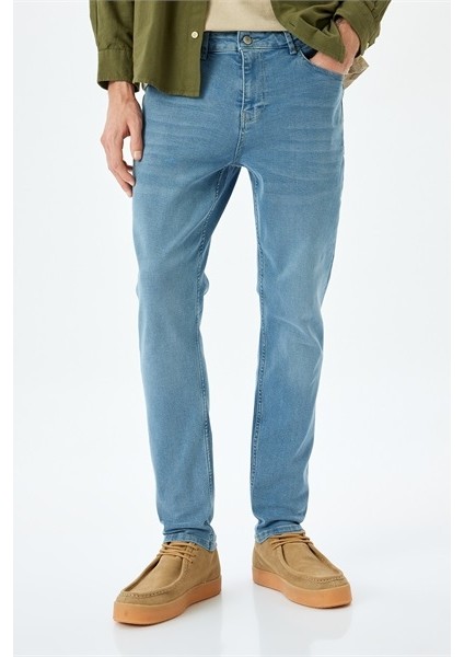 Mıcheal Skinny Açık Indigo Erkek Jean Pantolon 5SAM40045ID